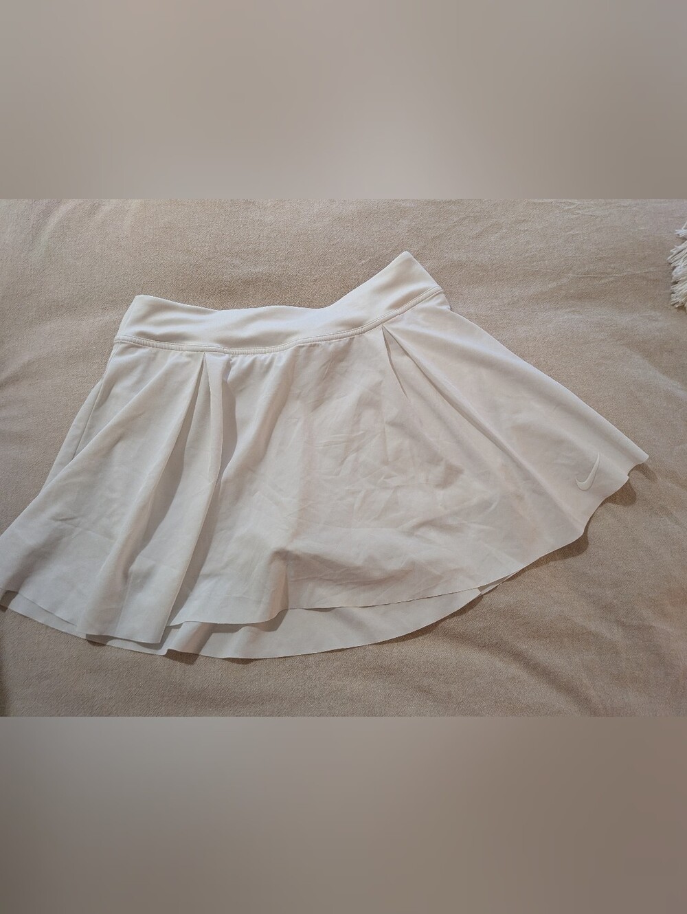 Nike White Women's Tennis Skirt With Shorts